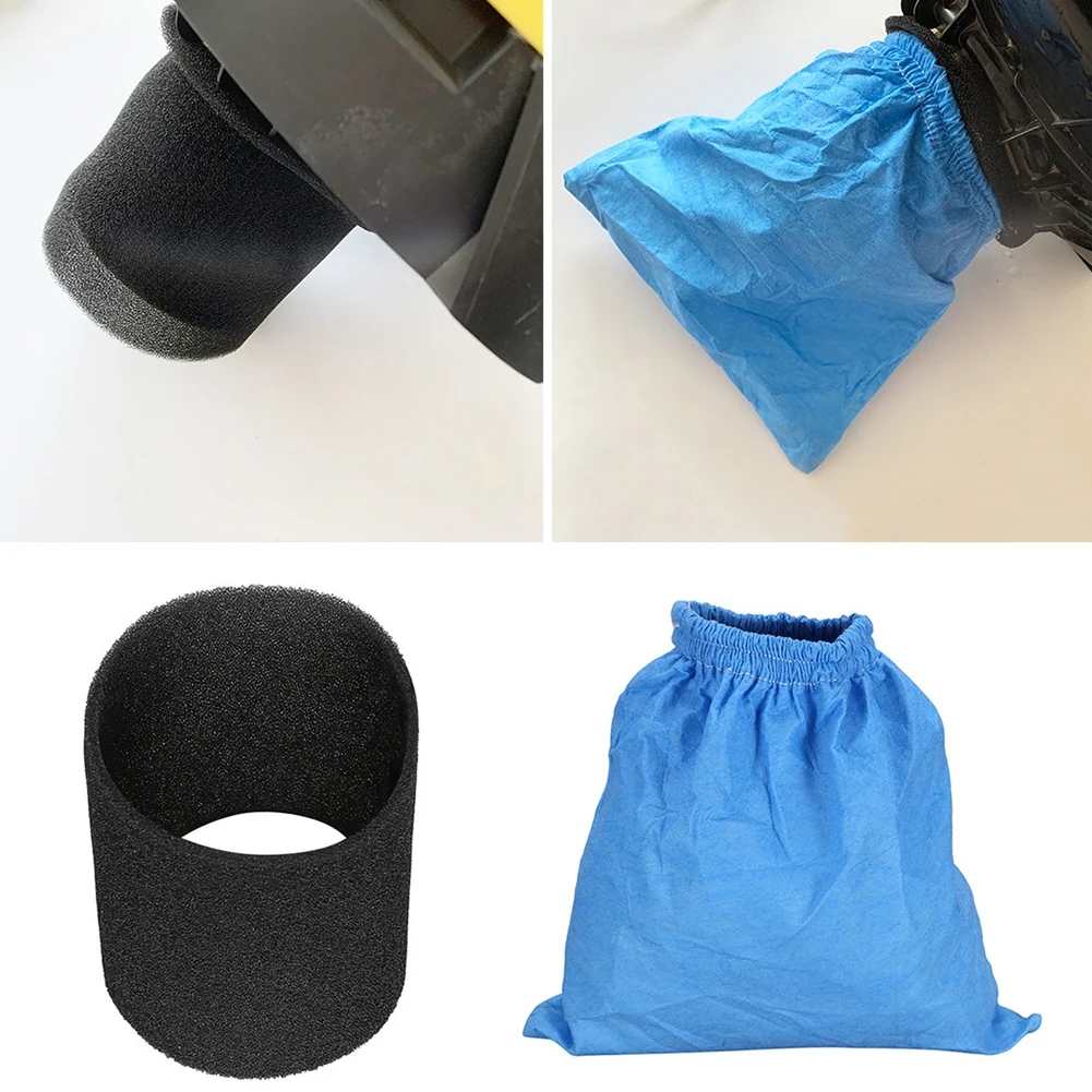 Textile Filter Bag And Elements Black + Blue For Karcher MV1 WD1 WD2 WD3 SE4001 Vacuum Cleaner Accessories Household Parts