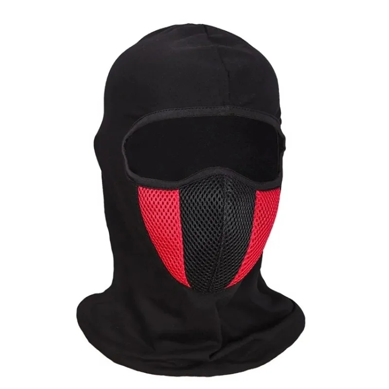 Breathable Full Face Mask Motorcycle Balaclava Riding Windproof Dustproof Cap Outdoor Sport Face Cover Men Headgear