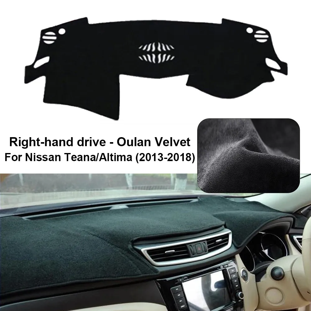 Capa para painel de carro para Nissan Teana Altima 2013-2018, tapete para painel, carpete, anti-UV, acessórios para interior de automóveis