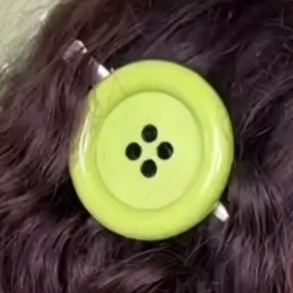 Cute Oversized Button Hair Clip Y2K Candy Color Hairpin Kawaii Side Clip Sweet Girl Hair Accessories for Women Girls Daily Party