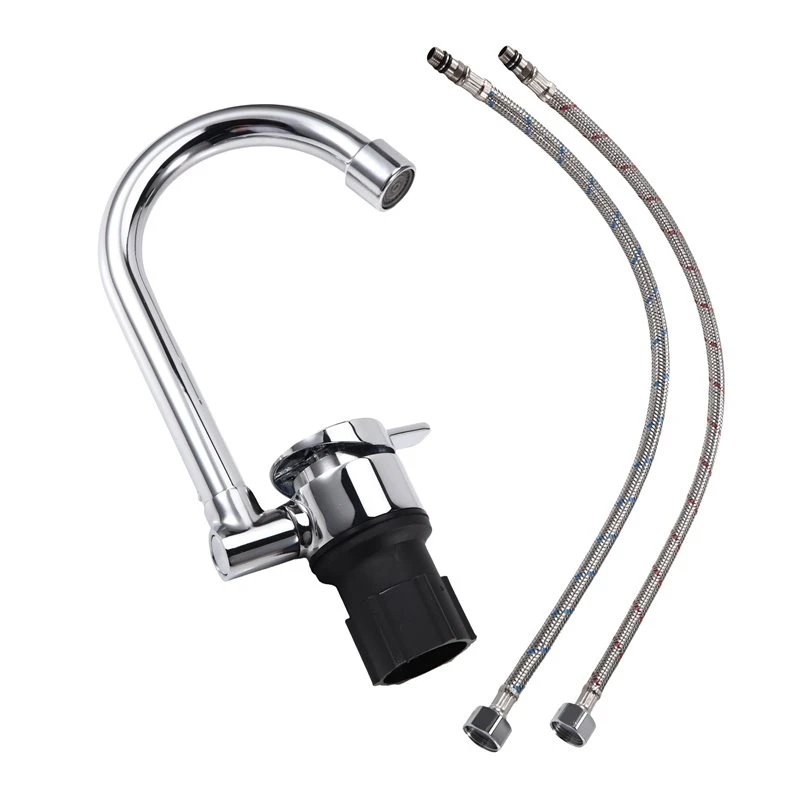 ac29-RV Sink Faucet Replacement Accessory For Home, Caravan, Boat& Camping- Camper Kitchen Culf& Hot Water Mixer, 1/2 Yacht