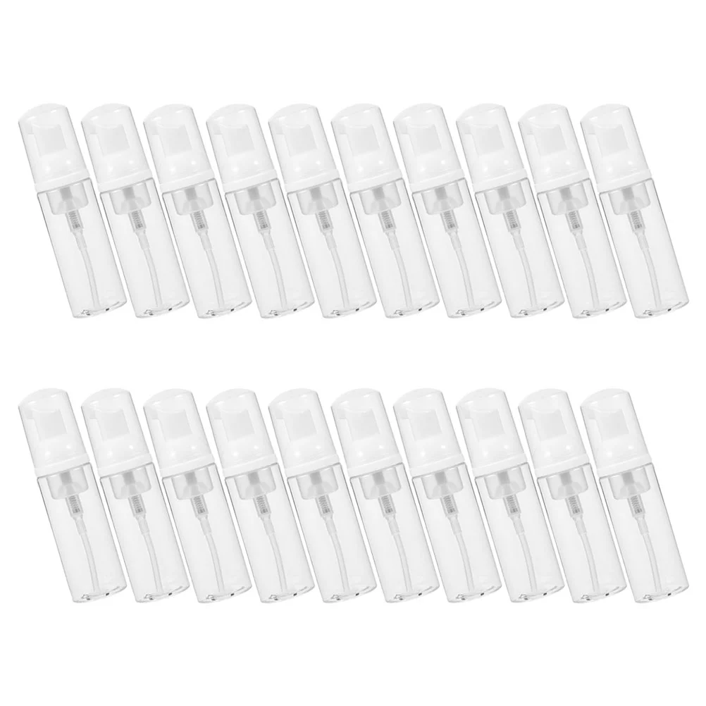 20 Pcs Pump Bottle Mousse Travel Foaming Soap Airless Plastic Dispenser Bottles