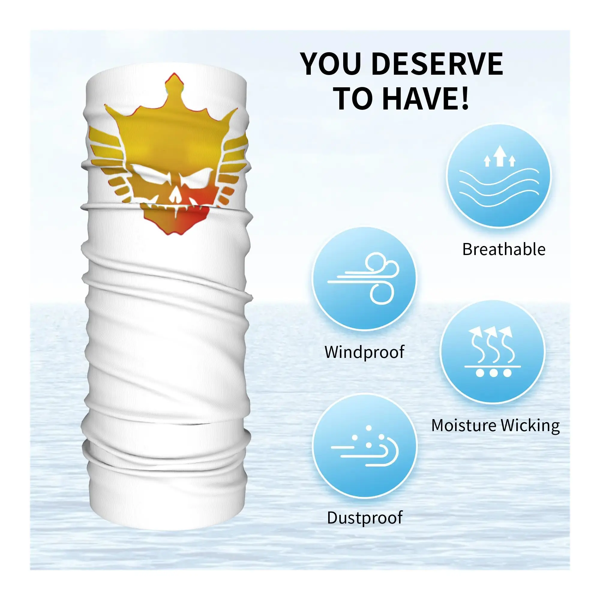 Cody Rhodes Mes Bandana Ghetta per il collo Sciarpa avvolgente stampata Passamontagna caldo da equitazione per uomo donna adulto inverno