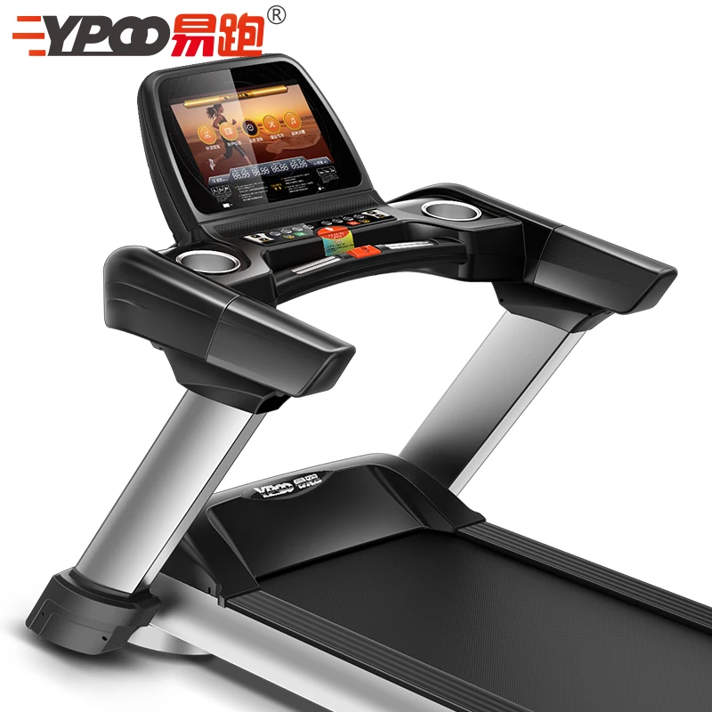 حار ممارسة اللياقة البدنية التيار المتناوب آلة المشي الصالة الرياضية الجري آلة المشي التجارية مع التطبيق صالح