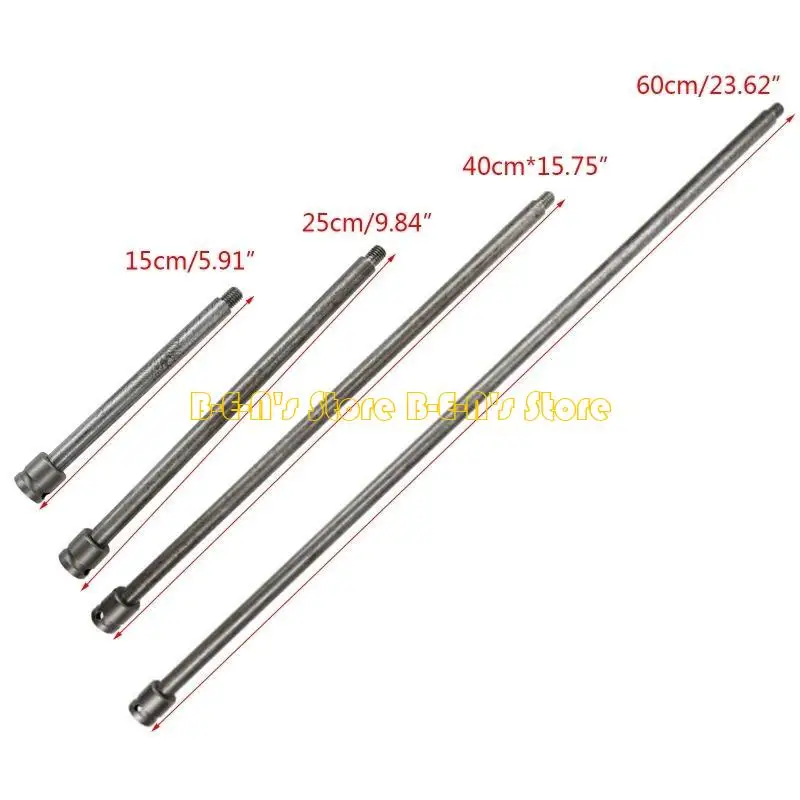 Y1AD Inch Wrench Drill Bits Extender 150/250/400/600mm Wrench Adapter Alloy Steel for Electric Wrench DIY Furniture