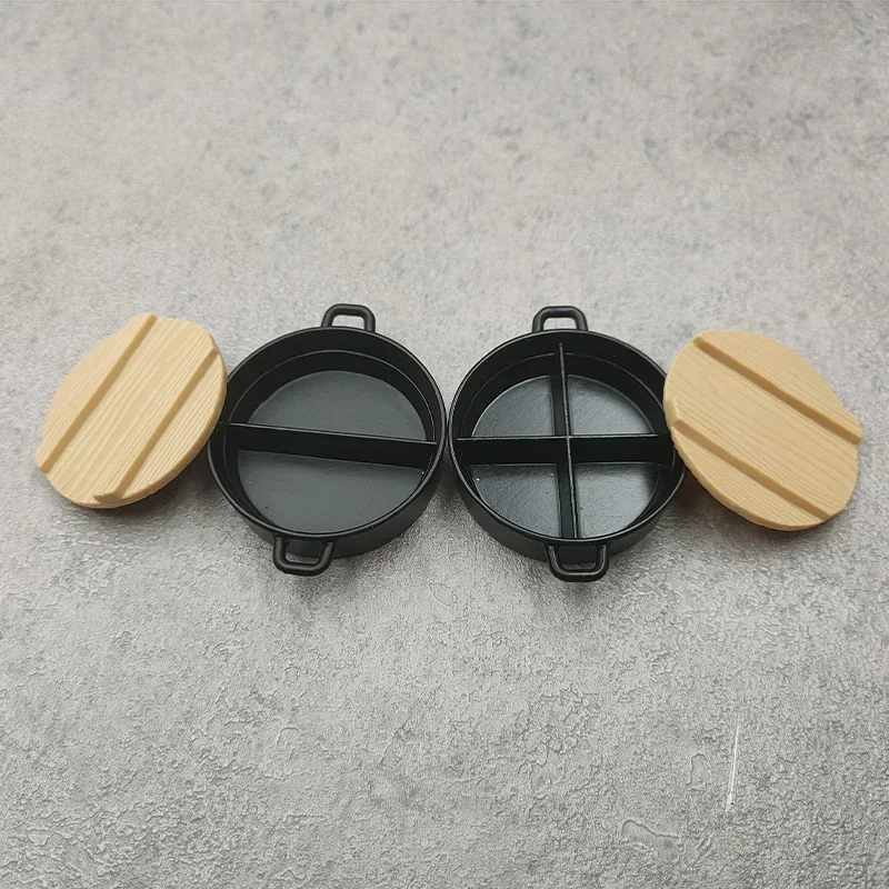 Dollhouse Mini Kitchen Accessories Mini Simulation Alloy Hearth/Pan/Stock Pot Set  Model Kitchen Toys Furniture Children\'s Gift