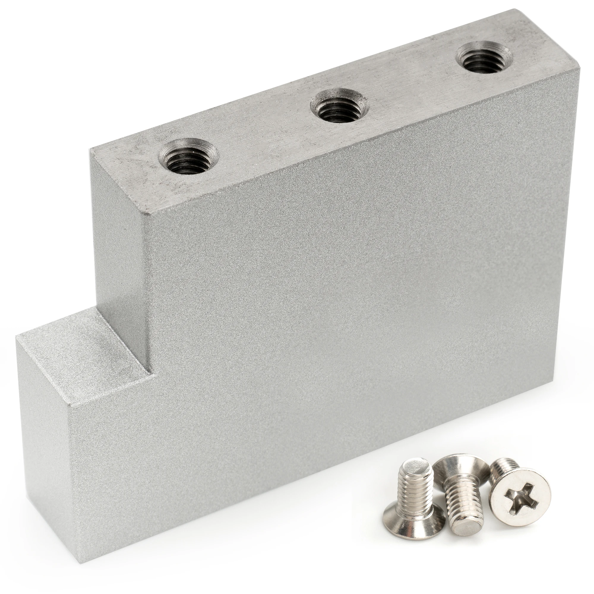 Musiclily Ultra Vollmassiver L-förmiger Tremolo-Block aus Messing/Stahl für E-Gitarren mit Floyd Rose Locking Tremolo-Brücke – Detail 34