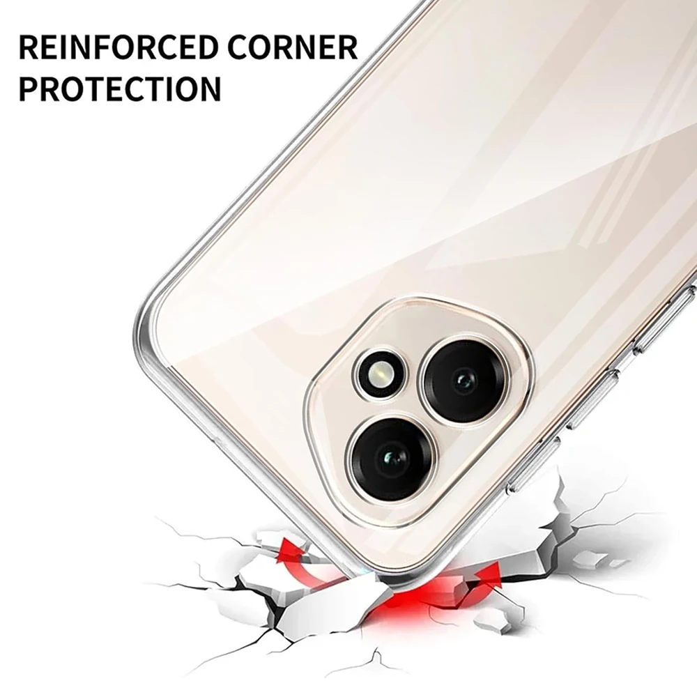 1.2 มม.ซิลิโคนบางเฉียบนุ่มสําหรับ Huawei Honor 400 200 90 70 50 Lite Pro ใสปกหลัง Honor400Pro SHELL