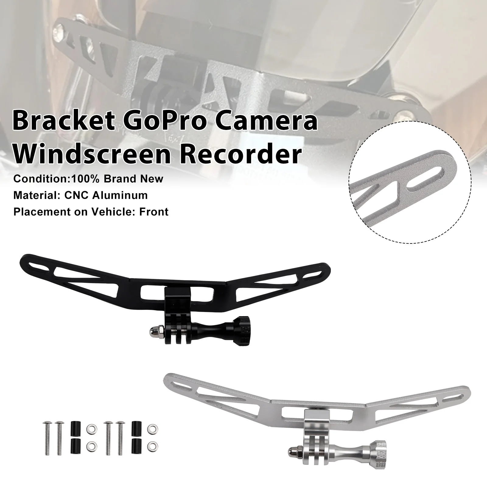 

Topteng Bracket GoPro Camera Windscreen For BMW R1300GS S1000XR F900XR F850GS