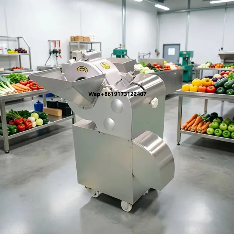 Automatic 3D Fruit Dicing Machine SUS304 Cucumber Mango Tomato Carrot Dicer Vegetable Cutting Slicing Machine for Restaurant