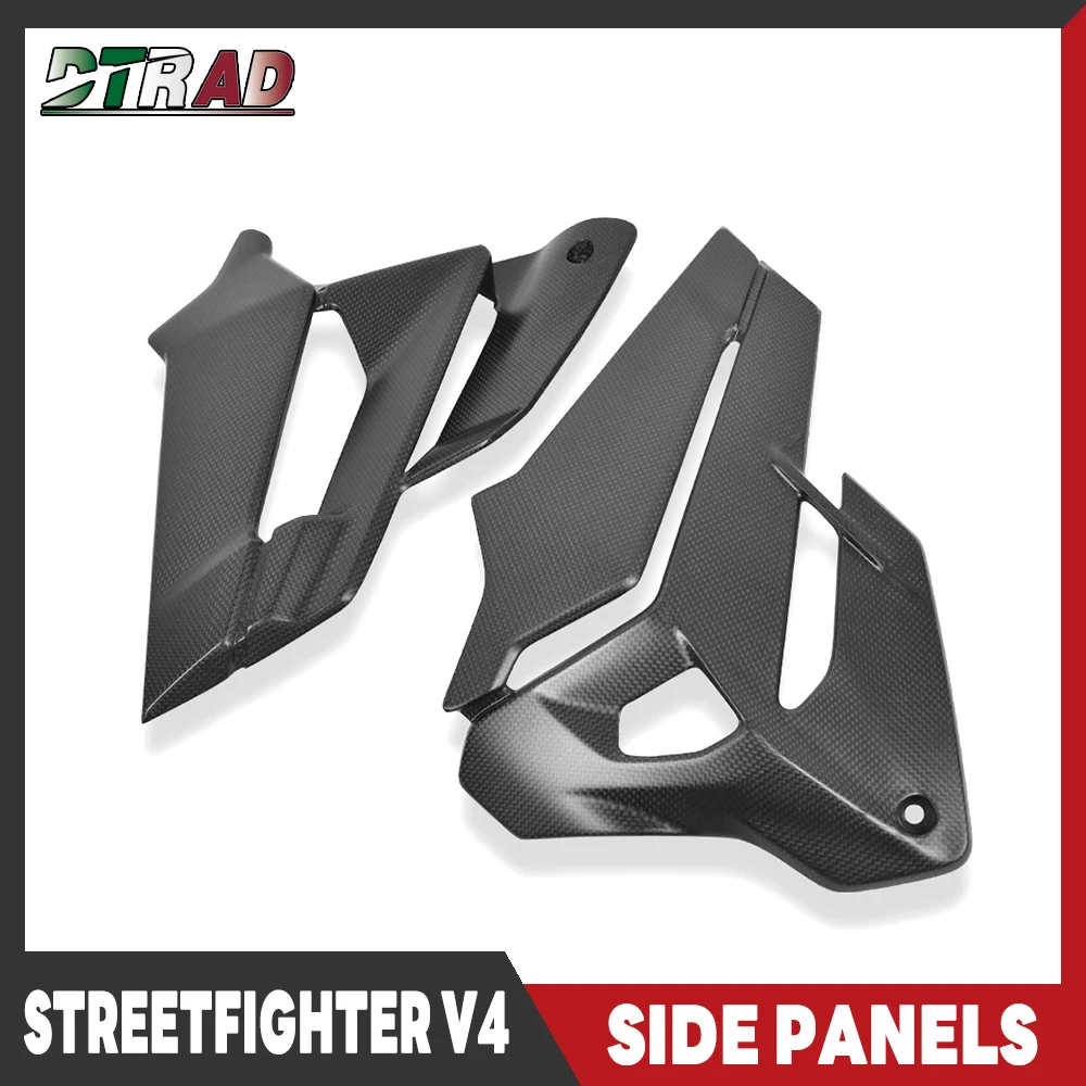 

Lower Side Panels For DUCATI Streetfighter V4 V4S 2025+ Accessories Carbon Fiber Motorcycle Belly Pans STF V4 MY25 Body Fairings