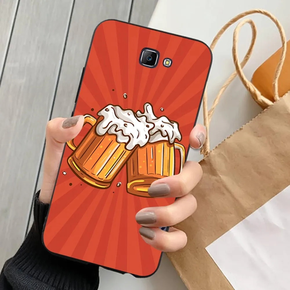 Beers Alcohol Bubble Phone Case For Samsung J 7 plus 7core J7 neo J6 plus prime J6 J4 J5 Mobile Cover