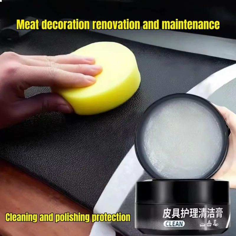 Multifunctional Leather Cleaning Cream, Special Leather Care Wax for Shoes & Bags
