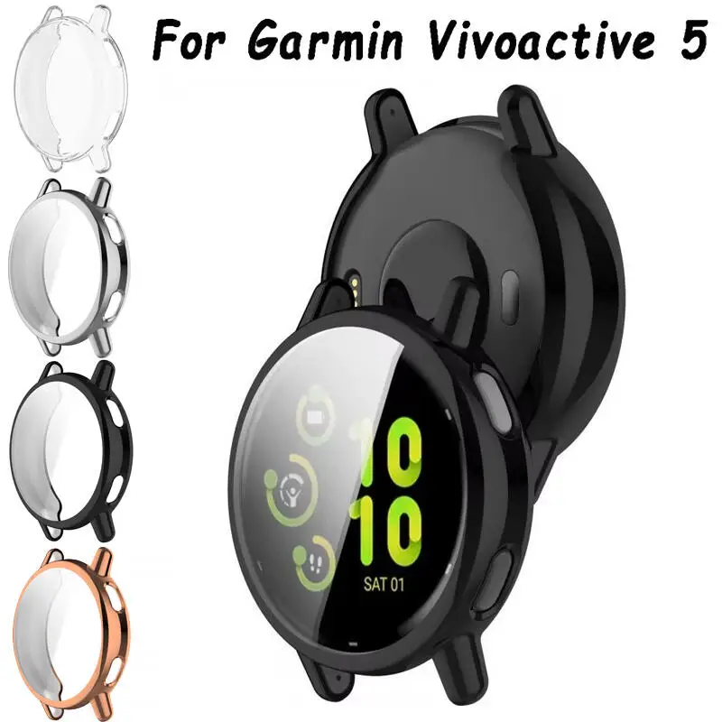 Weiche TPU Fall Für Garmin Vivoactive 5 Smart Uhr Anti-scratch Schutzhülle Für Garmin Vivoactive 5 Uhr Abdeckung zubehör