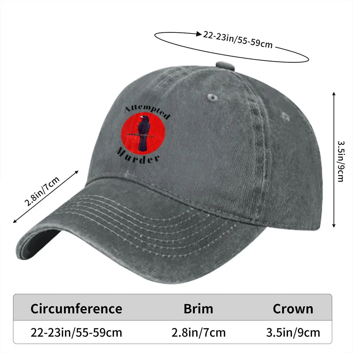 Red Blood Baseball Cap Men Hats Women Visor Protection Snapback Attempted Murder Caps