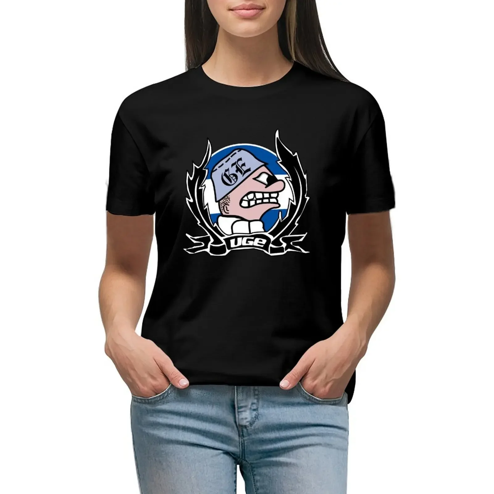 Gelsenkirchen Ultras - Schalke Ultras T-Shirt oversized customs design your own animal print blanks Women's tee shirt