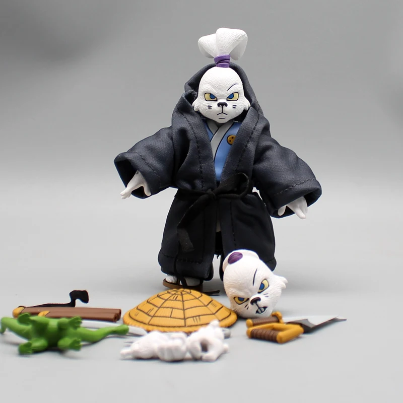 Figura de animación Usagi Yojimbo Miyamoto Usagi Japanese ronin Rabbit, modelo de Anime vagabond, Kit de garaje, adornos de decoración, 5,5"