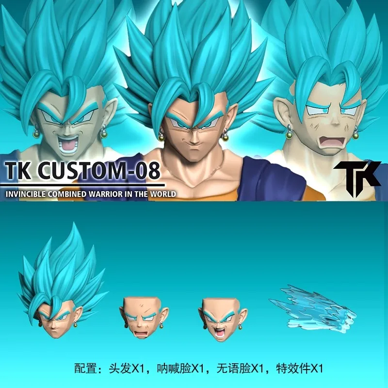 Dragon Ball Accessory Pack: TK Ultra Instinct, Super Saiyan, Base Form, Dragon Ball Vegetto  Head Sculpture Accessory Pack