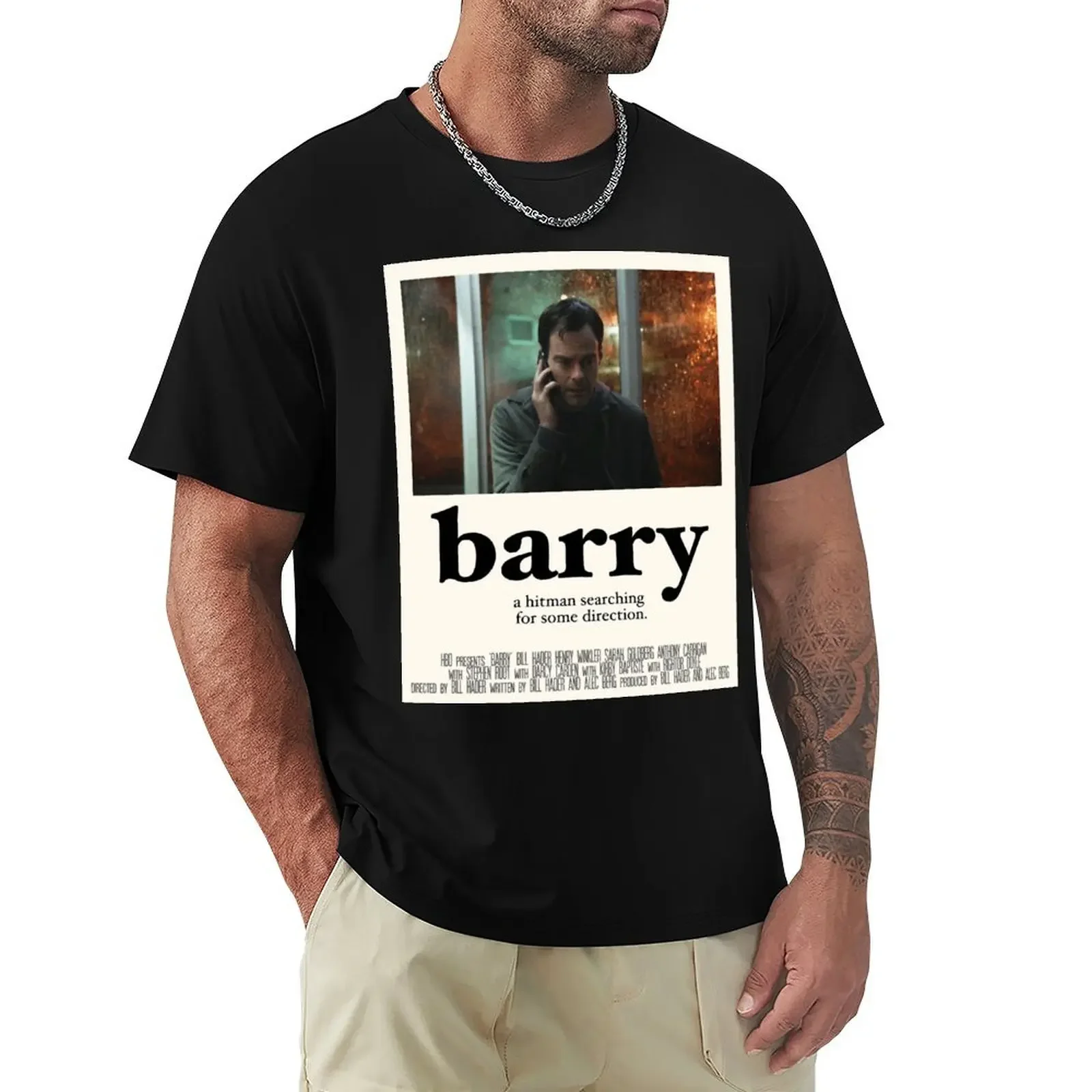 BARRY Indie Movie Style Minimalist T-Shirt kawaii clothes aesthetic clothes t shirts for men cotton