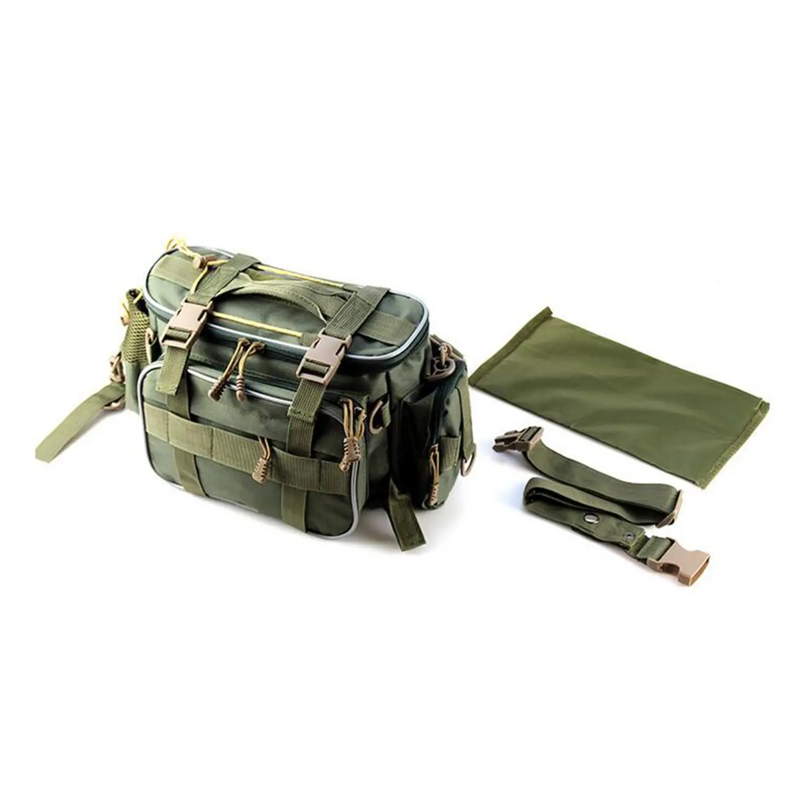 

Multifunction Fishing Tackle Bag Waterproof Crossbody Bag Organizer Waist Accessoris Pocket Pack for Fishing Cycle Travel Hiking