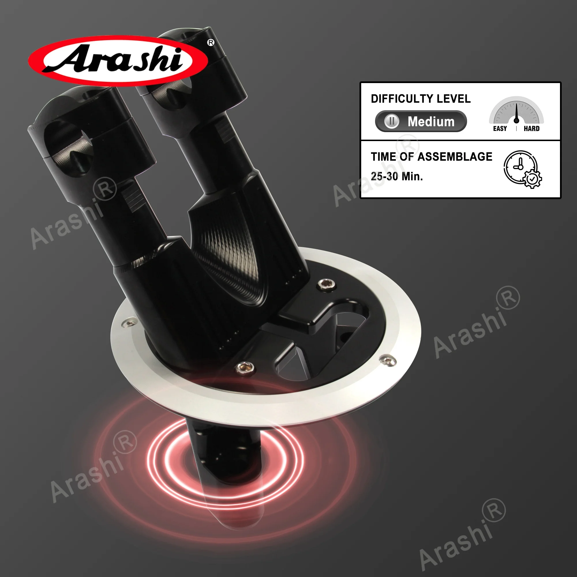 

Arashi For YAMAHA XP TMAX 530 2012-2015 Handle Riser Kit Tmax 530 T-Max Motorcycle Accessories TMAX-530 2012 2013 2014 2015