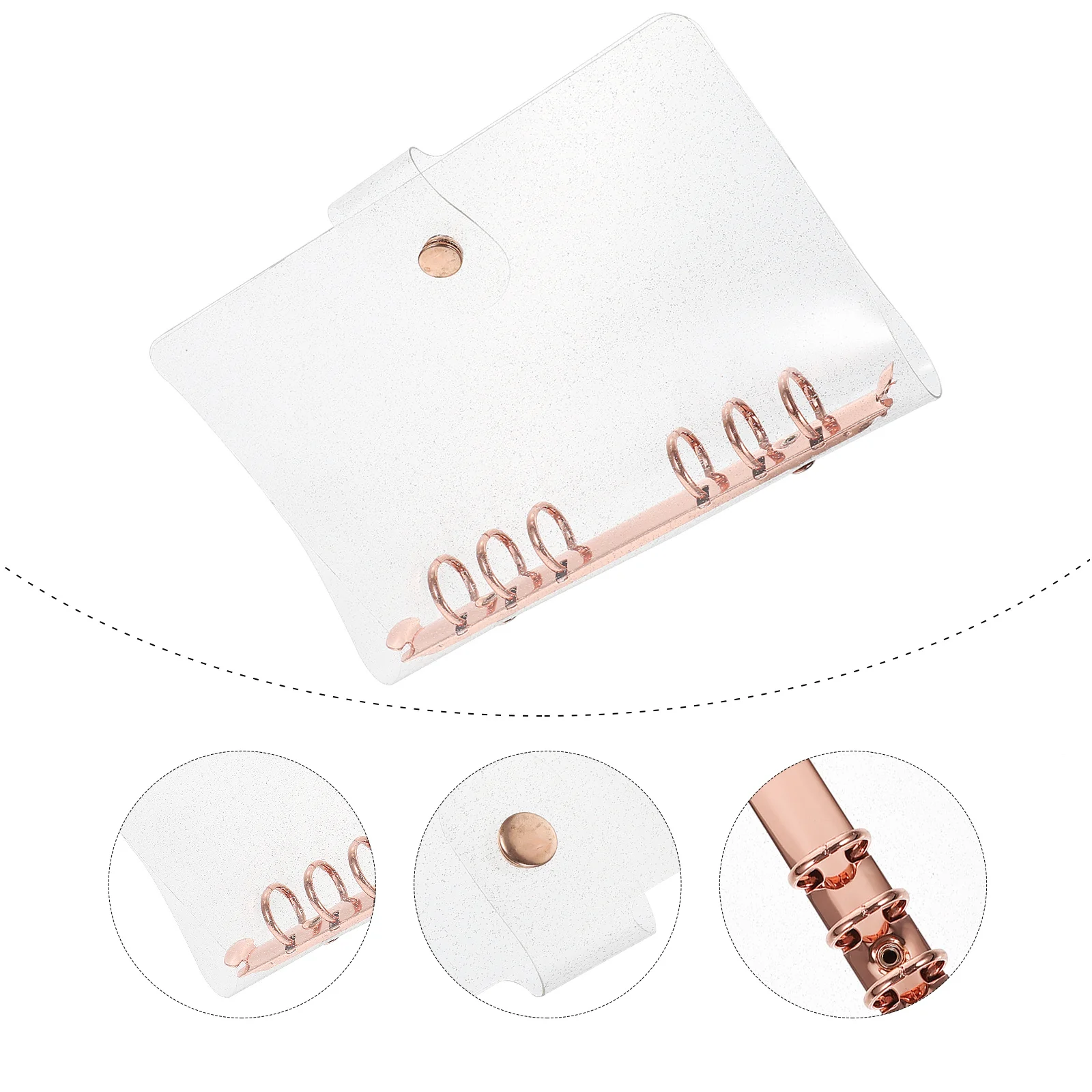 Cubierta de Bloc de notas de PVC de alta calidad, carpeta protectora de carcasa para cuaderno para la escuela, oficina, diseño creativo, ligero, fácil de llevar