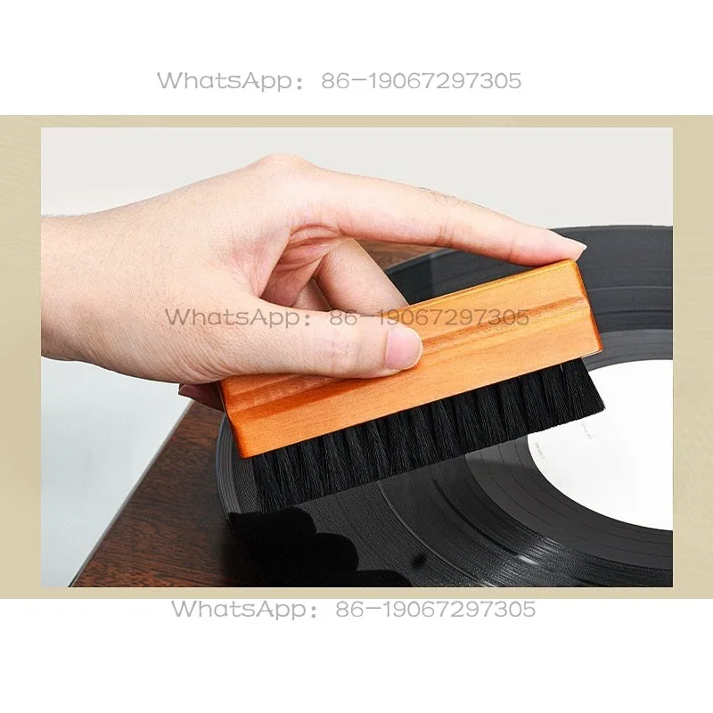 Velvet Record Brush Phonograph Vinyl Wash Cleaning Brush CD Record Dust Cleaning Sweep