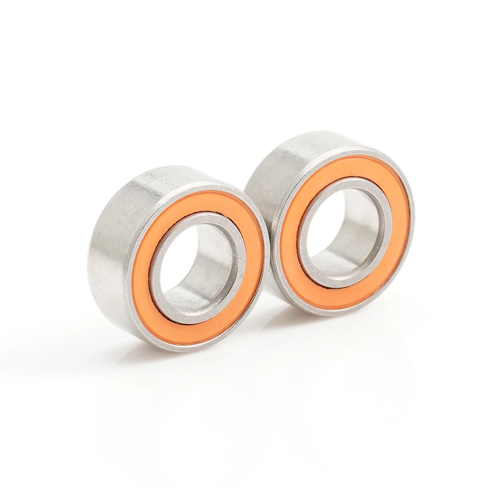 SMR105 2RS Fishing Reel Bearings 5*10*4 mm ( 2 PCS ) ABEC-7 Stainless Steel Hybrid Ceramic Air Bearing SMR105RS SMR105 2OS CB