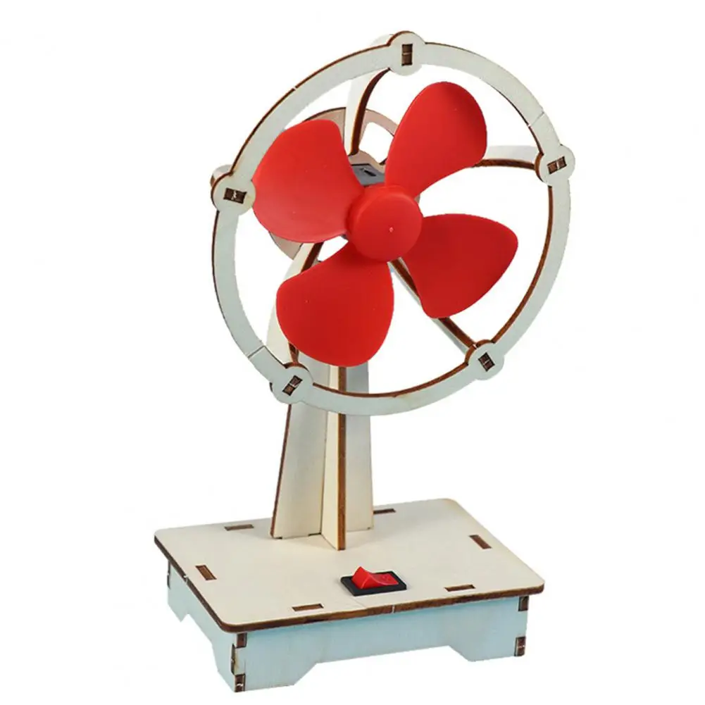 DIY Fan Toy Lightweight DIY Fan Model Compact Logical Thinking Ability  Funny DIY Fan Model Toy