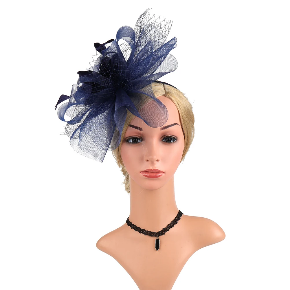 

Charming Mesh Fascinator Hat for Women Lightweight Wedding Tea Party Accessories Clip Headband Removable Stylish for Women