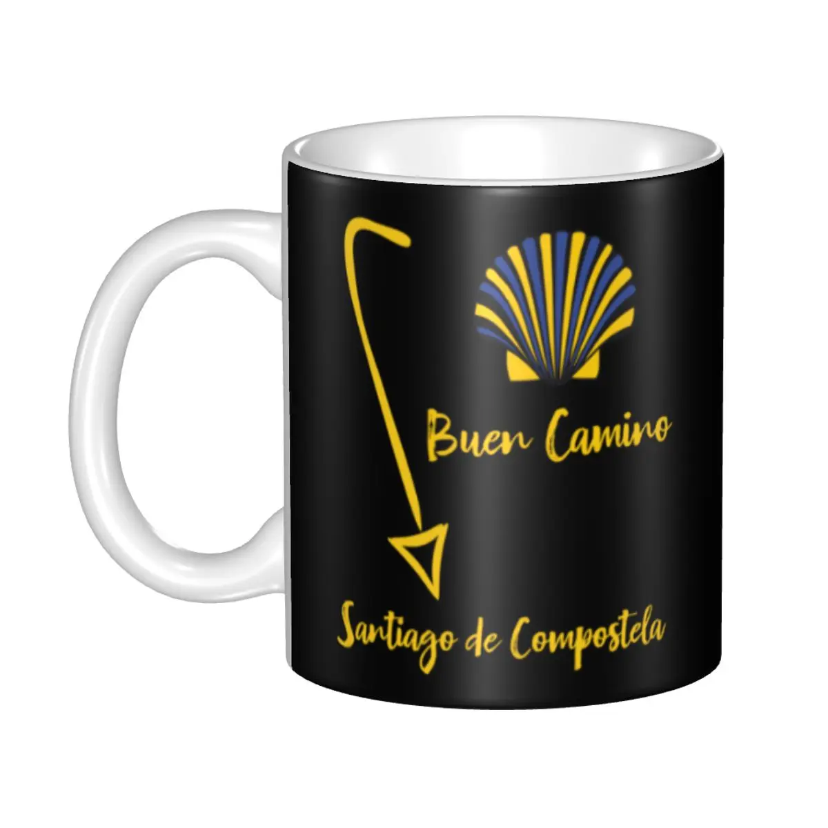 

Buen Camino De Santiago Coffee Mug DIY Personalized Compostela Peregrino Ceramic Mug Cup Creative Present