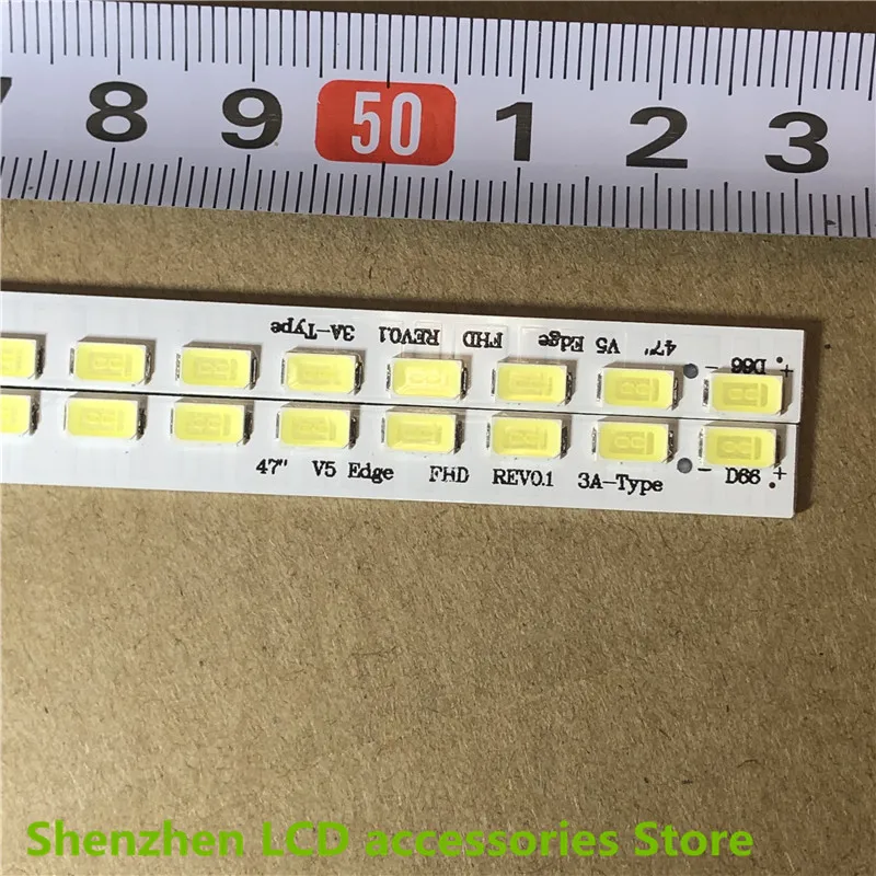 Barra de retroiluminación para TV LCD, accesorio para 47LE5300-CA, 3660L-0349A 3660L-0348A LC470EUH/EUN lef t +, derecha, 100% nuevo