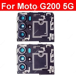 Antenna Mainboard Cover For Motorola MOTO G200 5G Antenna Rear Motherboard Frame with Lens Glass Frame Parts