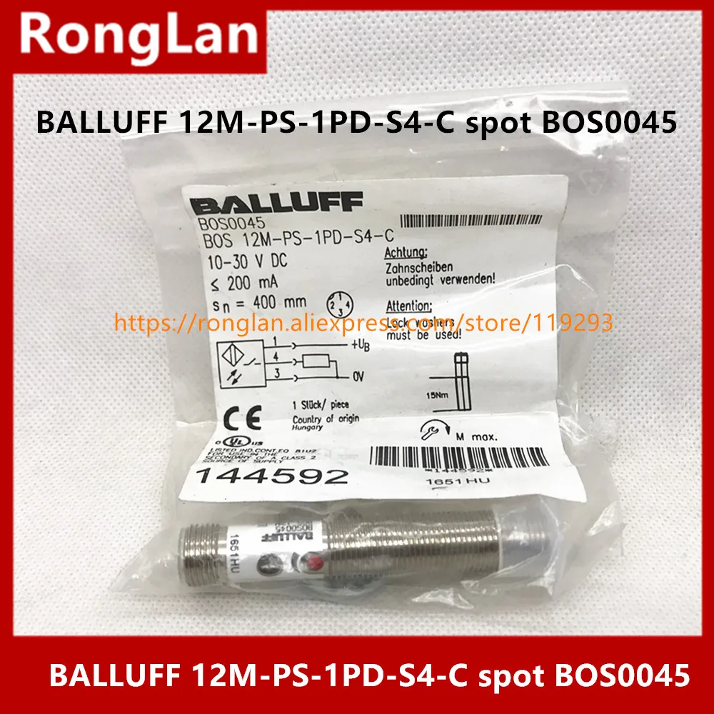 [SA] New original authentic special sales BALLUFF sensor switch BOS 12M-PS-1PD-S4-C spot BOS0045