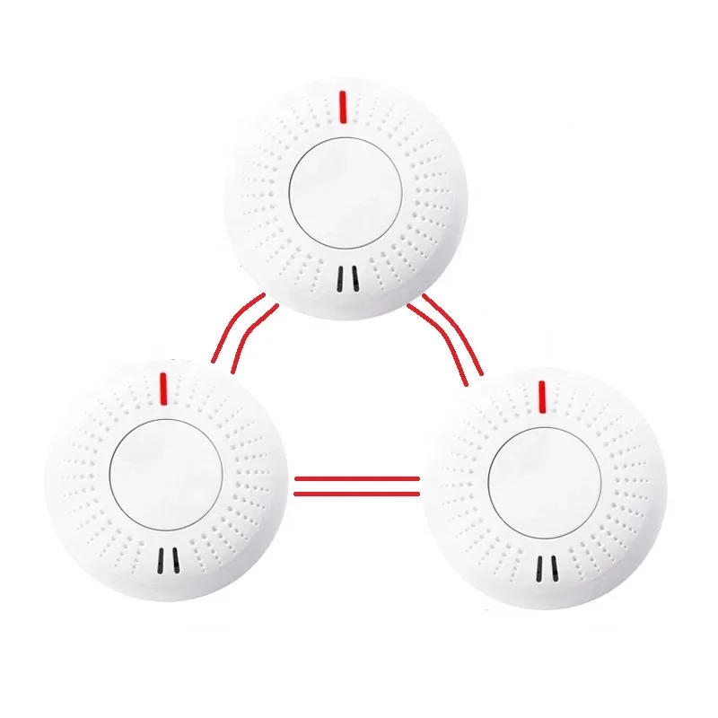 

2025 Best Selling Queensland Photoelectric Interconnected Smoke Detector AS3786 Approved 10 Years Battery Wireless Photoelectric