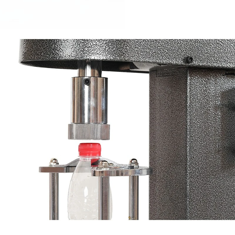 Semi Automatic Tabletop Manual Handle Small 28mm Water Capping Glass Plastic Bottles Sealing Closing Machines