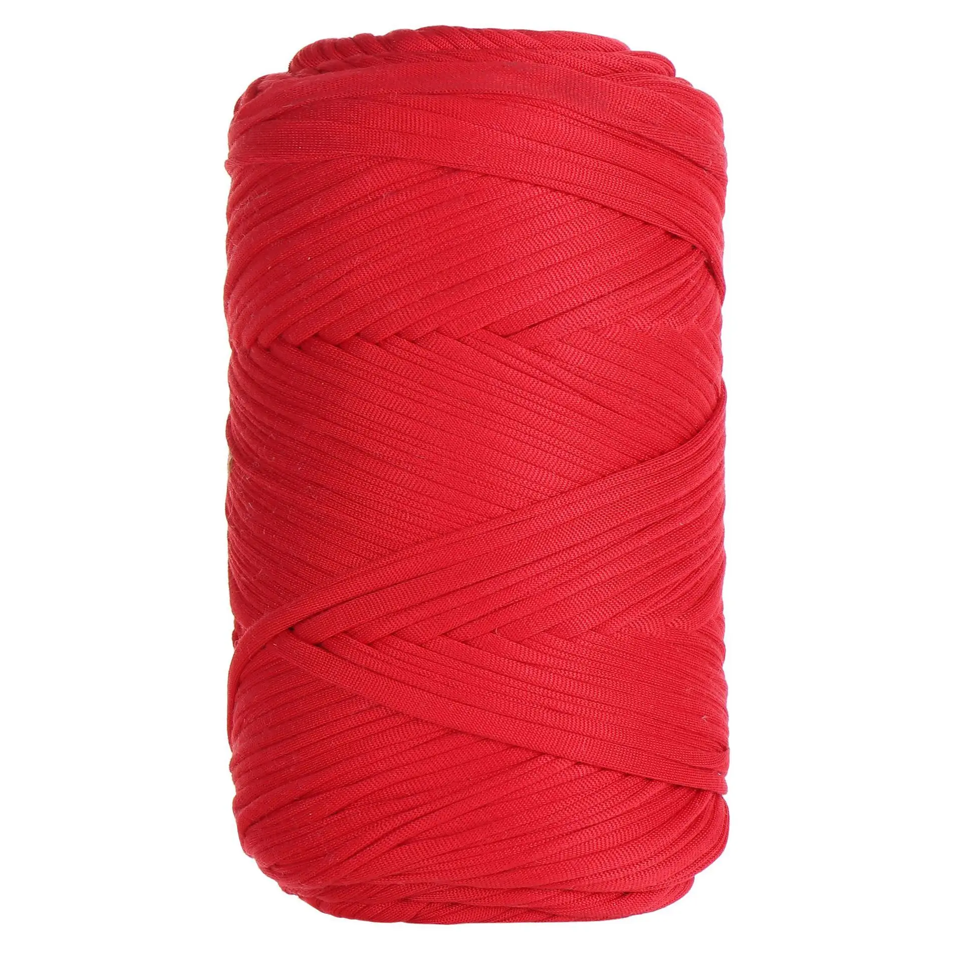 غزل تي شيرت من البوليستر لصناعة الكروشيه والحياكة بنفسك - الحقائب والوسائد والدمى والسلال والأوشحة 400 جرام/ 120 م #5