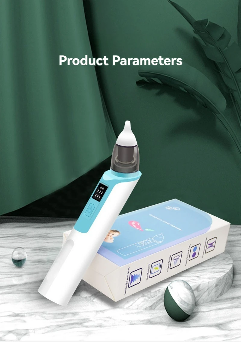2025 Neues Muster Baby Elektrischer Nasensauger Ladeversion Neugeborenes Baby Nasensauger Saugen Verhindern verstopfte Nase – Detail 11