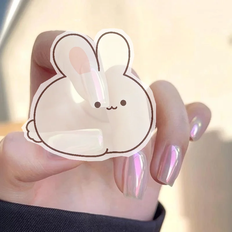 1Pcs Mermaid Macaron Neon Powder Air Cushion Magic Mirror Shiny for DIY Nail Art Home Salon Decoration