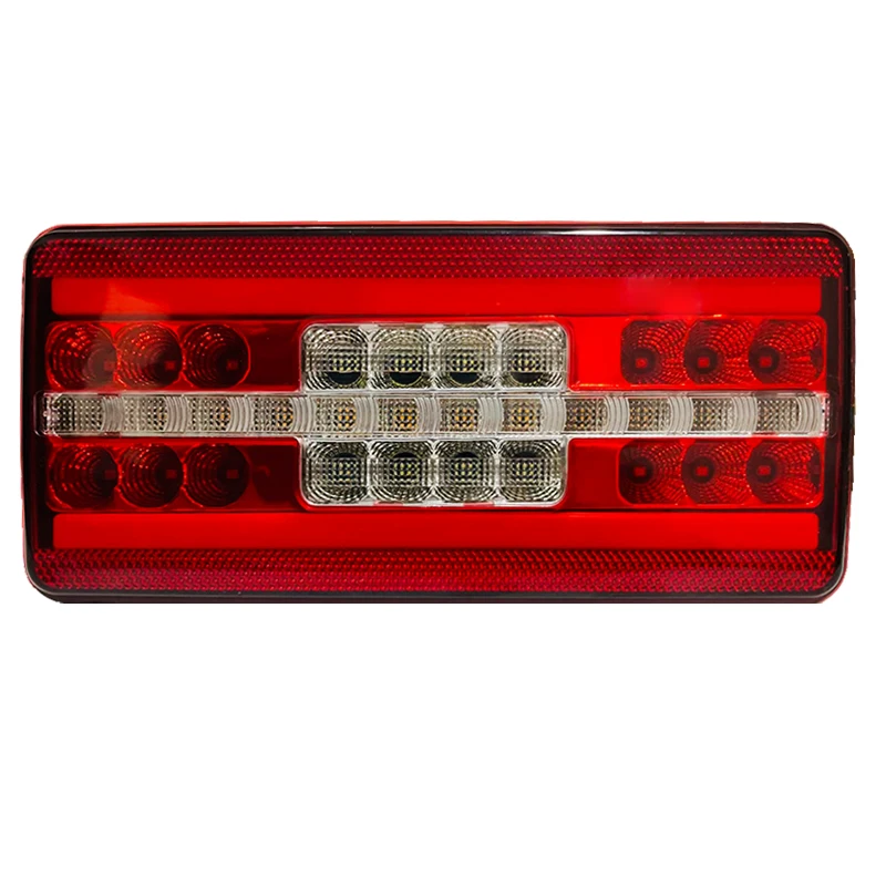 L2552 LED Combination Tail Light 10-30V Drive/Stop/Turn/Brake Indicator Lamp for Heavy-duty Truck Trailer Tray-back