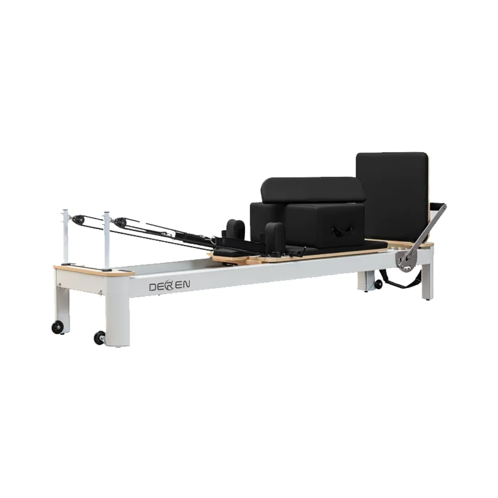 

Pilates Factory's Durable Aluminum Alloy Heavy Machine White Pilates Yogini Studio Fitness Equipment Gym Adjustable Low for Body