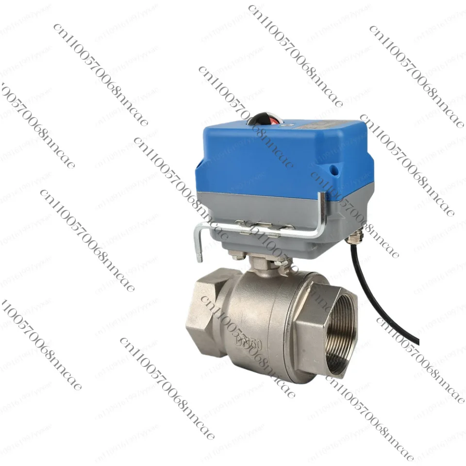 Mini Electric Valve Actuator 30Nm, 9–36V AC/DC Two-Wire w/ Signal Feedback, Miniature Motorized Butterfly/Ball Valve Driver