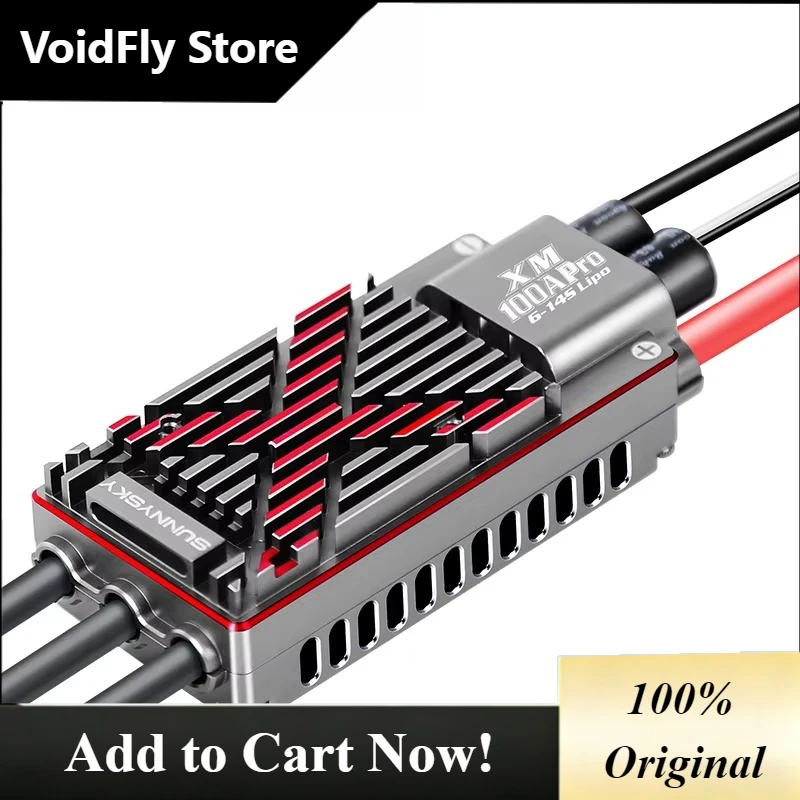 VoidFly SUNNYSKY XM100A PRO ESC OPTO for Multi-rotor Dr-one/U-AV Fixed-wing Cruise High Stability 32 Bit Processor