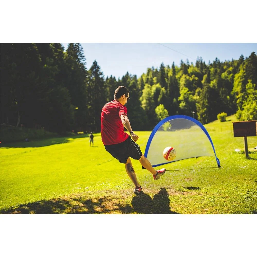 1 Großhandel 3-in-1 faltbares Pop-up-Praktisches Fußballnetz Tragbares Kinderspiel Mini-Fußballtor 2025
