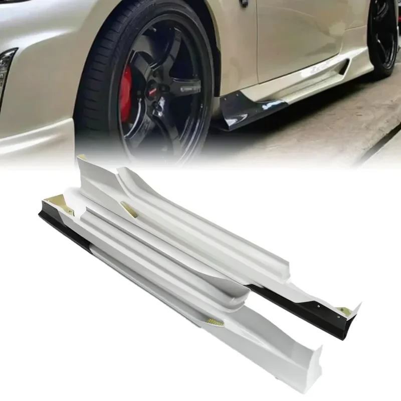 High Quality Carbon Fiber Side Skirt for Nissan Fairlady 370Z Z34 VRSA2 Style 4 Piece Body Kit EPR