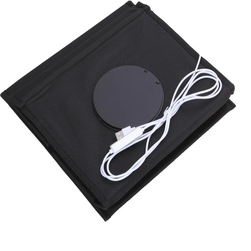Small studio jewelry props photo LED fill light mini folding portable light box shooting table soft light box