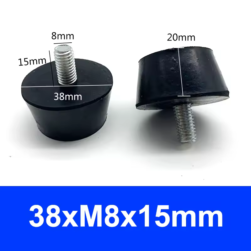 Rubber Adjustable Feet Pad With Screw M6 M8 M10 Table Chair Balck Leveling Foot Pad Furniture Leg Anti-shock Protections - Image 8