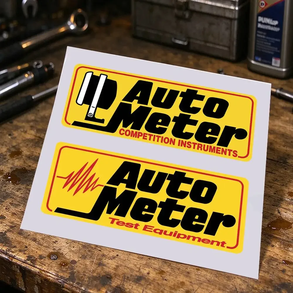Reflective Racing Gauge Theme Vinyl Stickers Waterproof PVC Decals for Car Body Toolbox Motorcycle DIY Tuning Decor