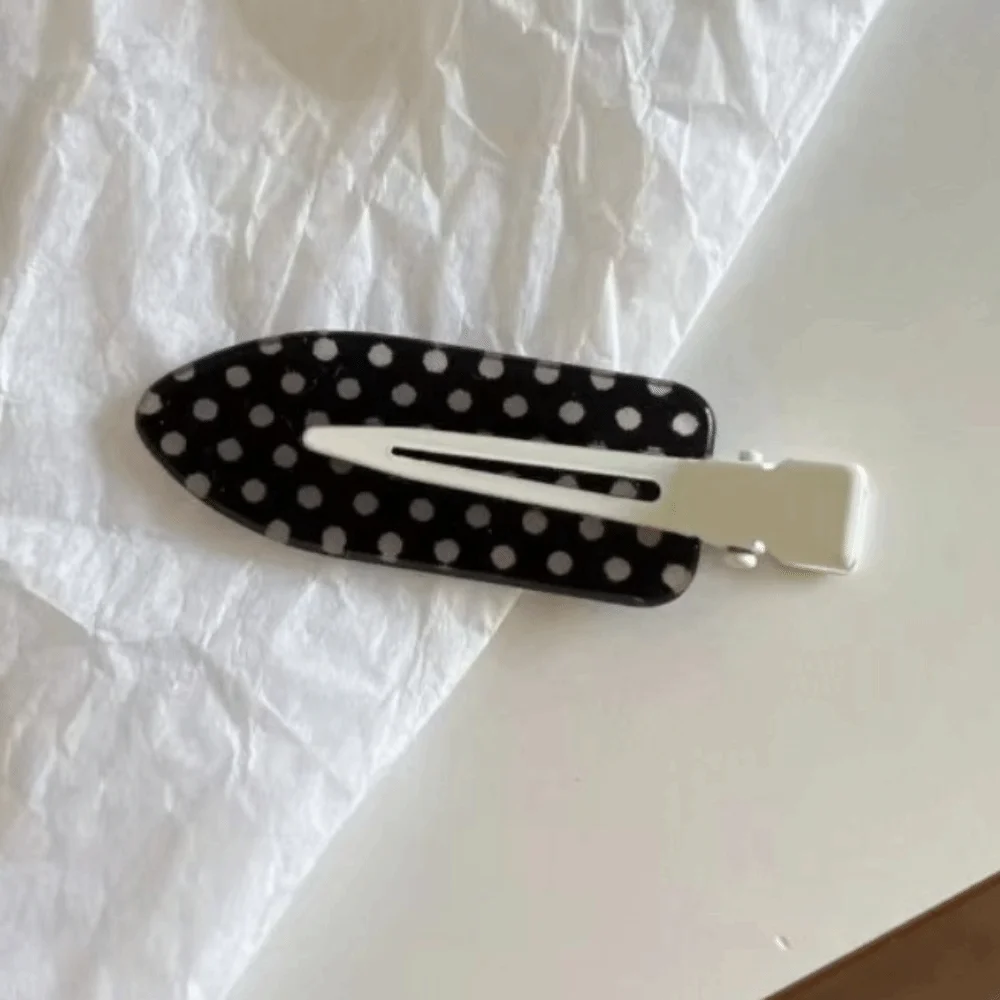 

Fashion Polka Dot Hair Clips No Crease Seamless Hairpins No Bend Headdress Headwears Hair Styling Accessories