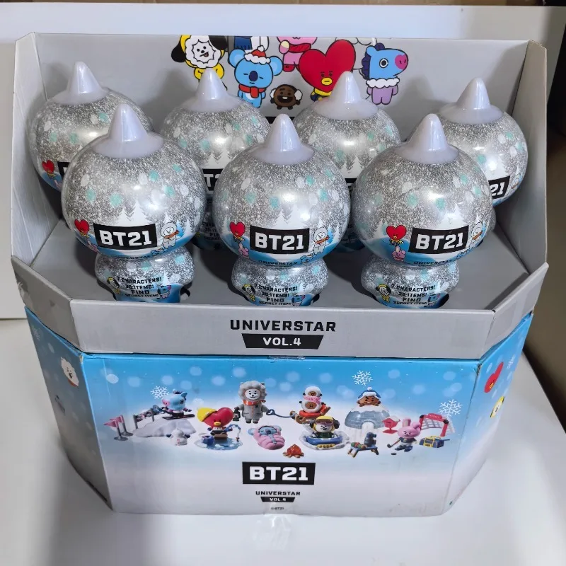 BT21 Image Doll Kawaii Cute Holiday Gifts Collection Ornament Action Figure Model Toys